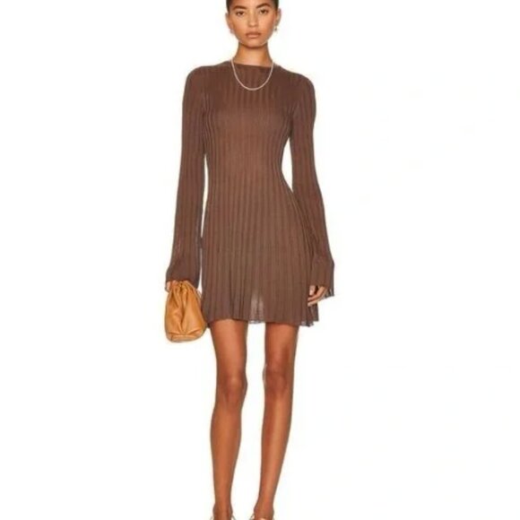 SIR the label Aya Brown Knit Dress Size S - Picture 1 of 5